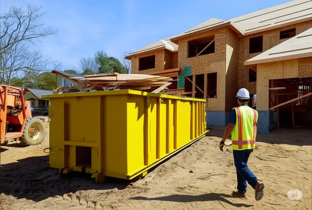 Construction dumpster rental in Calgary - building debris removal